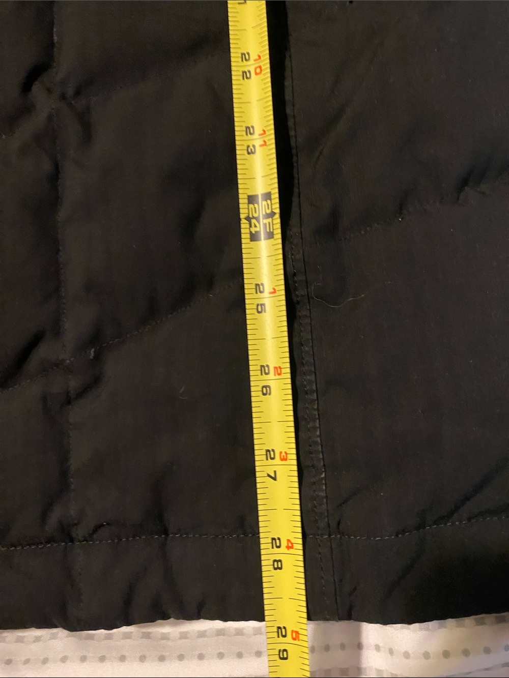 Lands' End Down-Filled Black Quilted Hooded Puffer Coat-Small Outerwear Winter - Picture 7 of 10